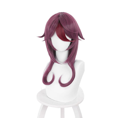 Game Genshin Impact Rosaria Purple Cosplay Wigs