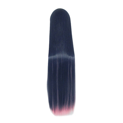 Panty & Stocking with Garterbelt Stocking Blue Mixed Red 100cm Long Straight Cosplay Wigs