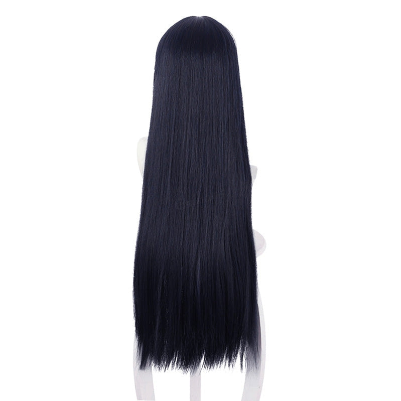 Anime High-Rise Invasion Yuri Honjo Long Dark Blue Cosplay Wigs