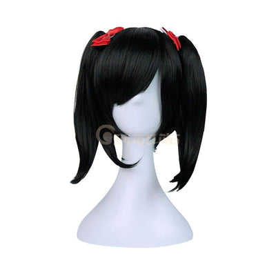 Anime LoveLive! Yazawa Nico Long Black Cosplay Wigs