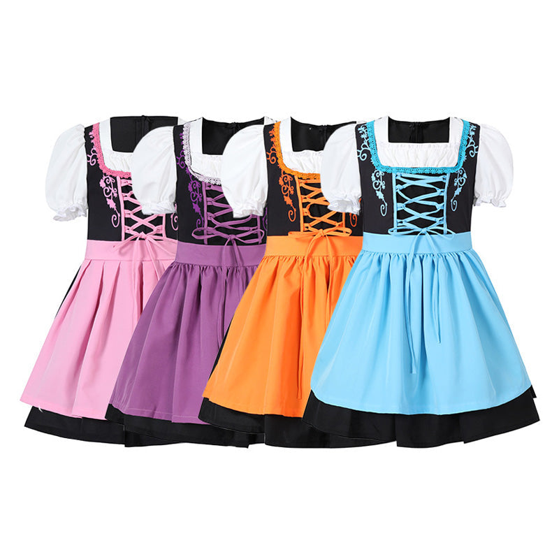 Medieval Farm Beer Festival Kids Halloween Dress Cosplay Costumes