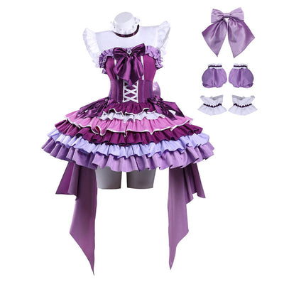 Puella Magi Madoka Magica Homura Akemi Stage Outfit Cosplay Costumes