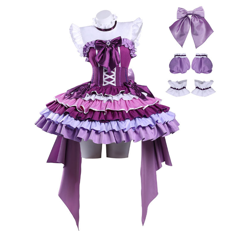 Puella Magi Madoka Magica Homura Akemi Stage Outfit Cosplay Costumes