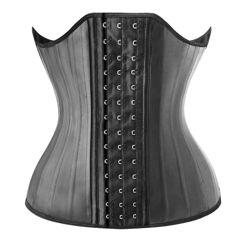 Women's Underbust 25 Steel Boned Latex Sport Girdle Waist Trainer Corsets Hourglass Body Shaper