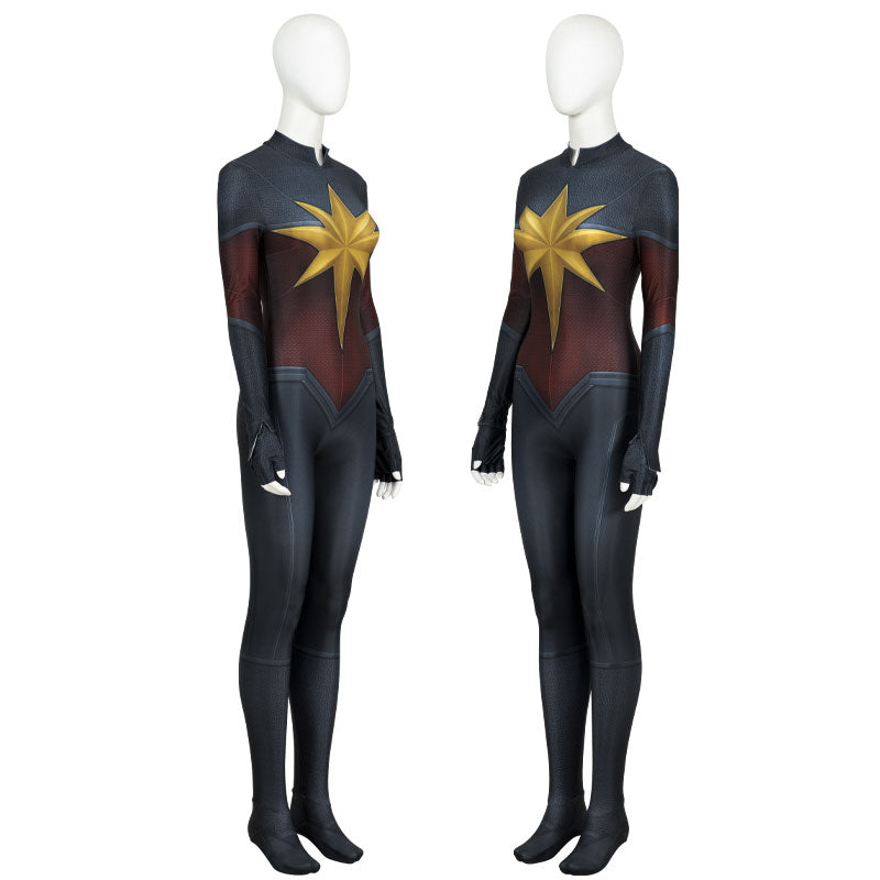 The Marvels 2 Carol Danvers Captain Marvel Jumpsuit Cosplay Costumes