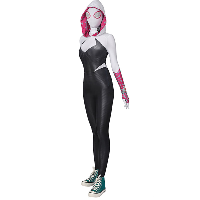 Spider-Man: Across The Spider-Verse Gwen Stacy Jumpsuit Cosplay Costumes