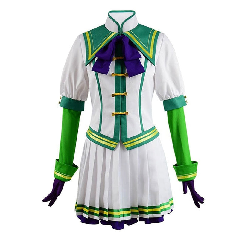Uma Musume Pretty Derby Silence Suzuka School Uniform Cosplay Costumes