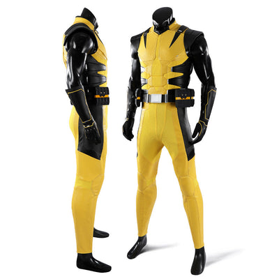 Marvel Wolverine Wolverine Yellow Battle Suit Cosplay Costumes