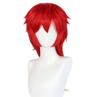 Aime Wind Breaker Chika Takiishi Red Yellow Cosplay Wig
