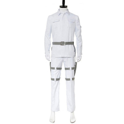 Anime Cells at Work White Blood Cell Uniform Cosplay Costume with Hat