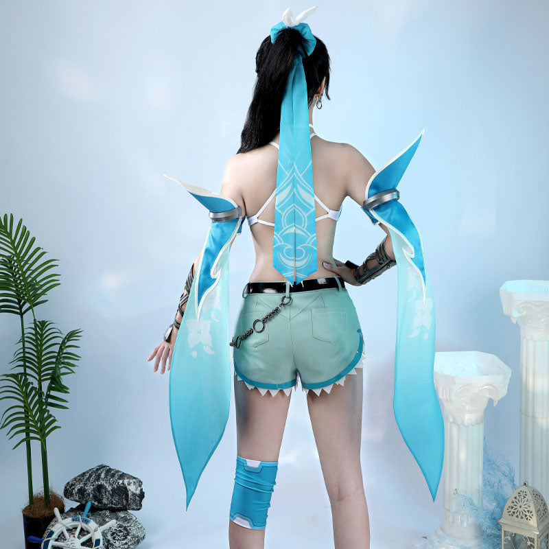 Overwatch Summer Anran Swimsuit Cosplay Costume