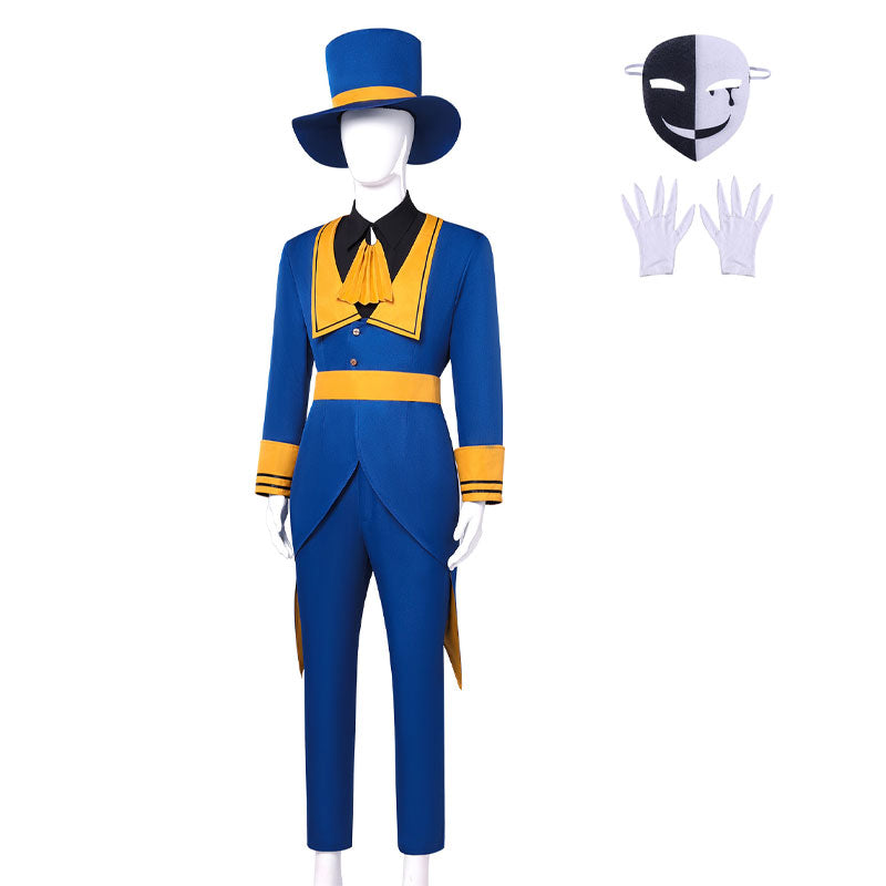 The Freak Circus Ticket Taker Halloween Cosplay Costumes
