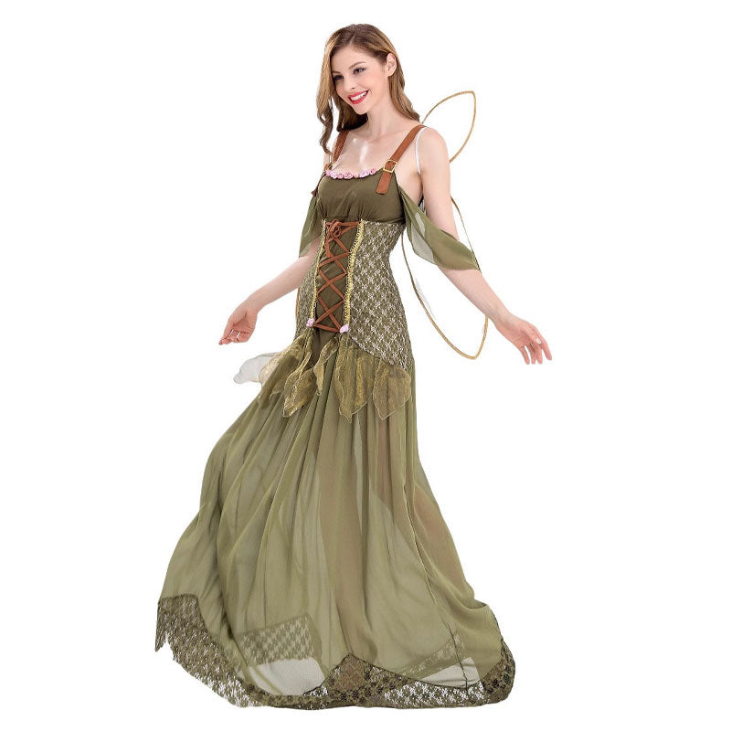 European Halloween Elf Costume Dress Cosplay Costumes