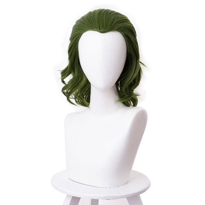 Halloween Green Short Cosplay Wigs