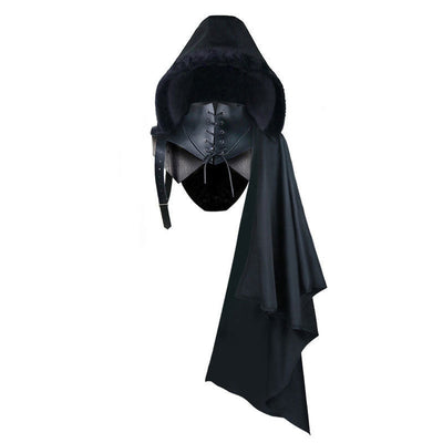 Halloween Party Medieval Retro Shawl Demon Vampire Dress Up Cloak Cosplay Costume