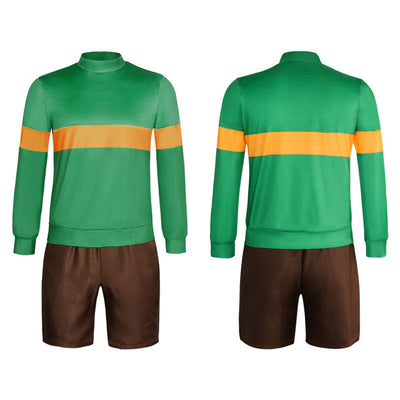 Game Undertale The First Human Chara Cosplay Costume