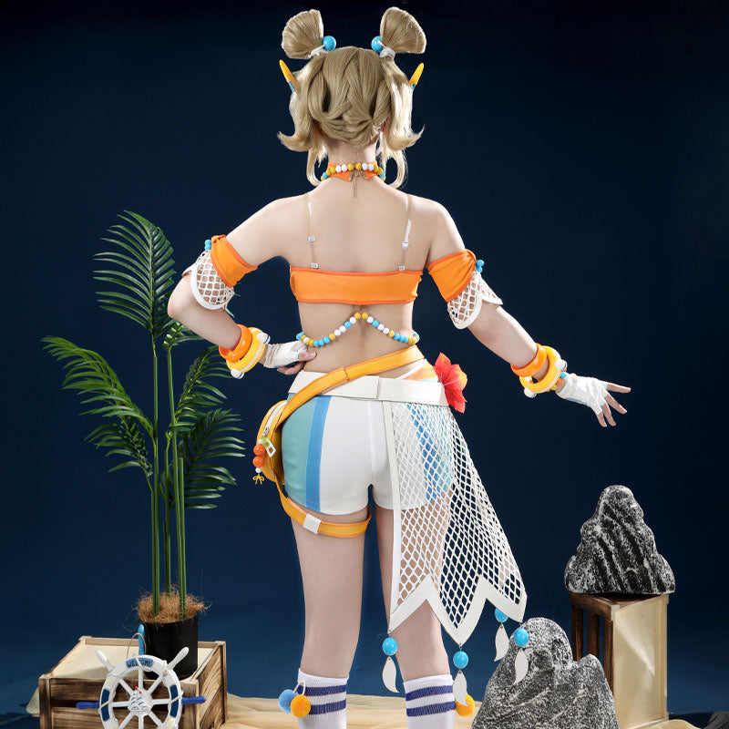 Overwatch Beachside Juno Swimsuit Cosplay Costume