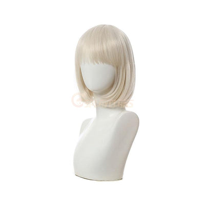 Anime Beastars Haru Short Long Silver Cosplay Wigs