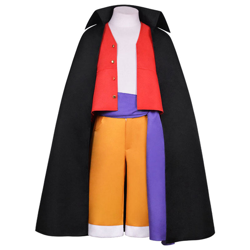 Anime One Piece The Island of Ghosts Monkey D. Luffy Cosplay Costumes