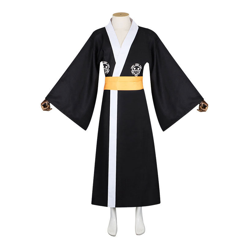 Anime One Piece Wano Country Trafalgar D. Water Law Cosplay Costumes