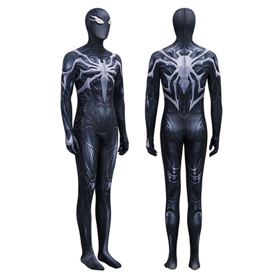 Marvel Rivals Spider Man Black Suit Cosplay Costumes