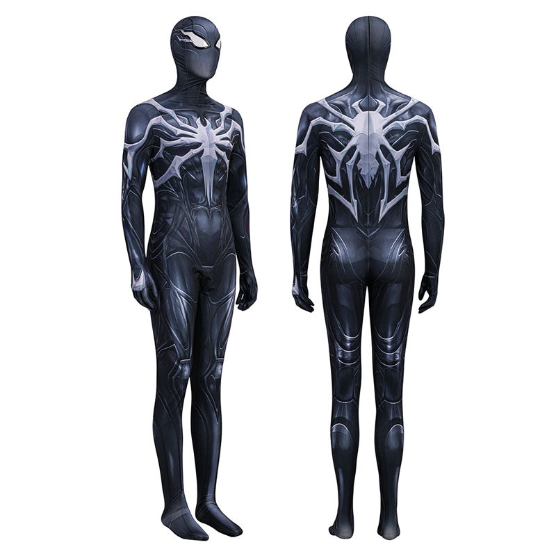 Marvel Rivals Spider Man Black Suit Cosplay Costumes