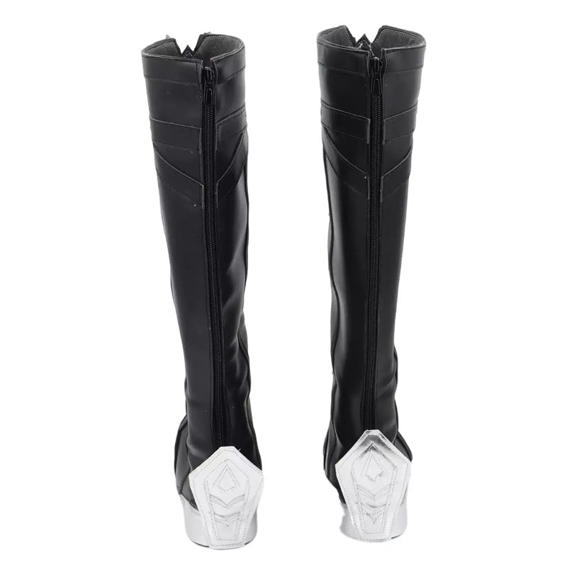 Genshin Impact Flins Black Cosplay Shoes