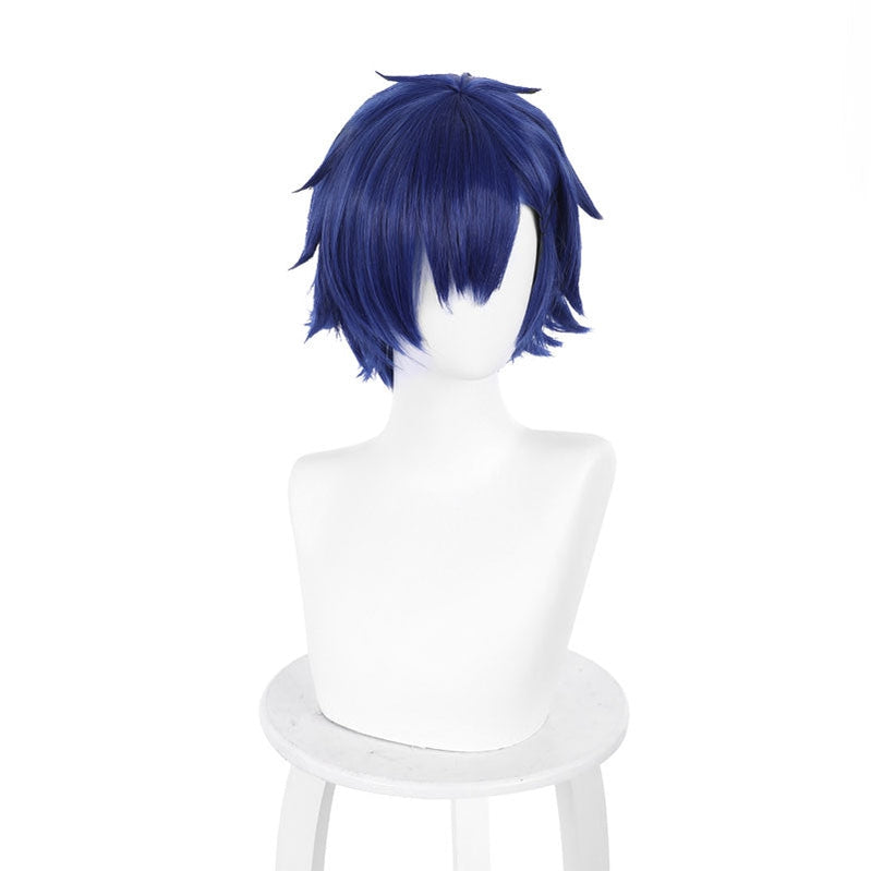 Anime SSSS.DYNAZENON Yomogi Asanaka Blue Short Cosplay Wigs
