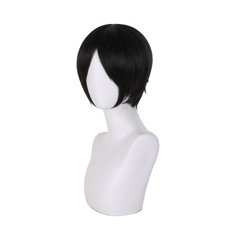Anime Blue Period Yotasuke Takahashi Black Short Cosplay Wigs