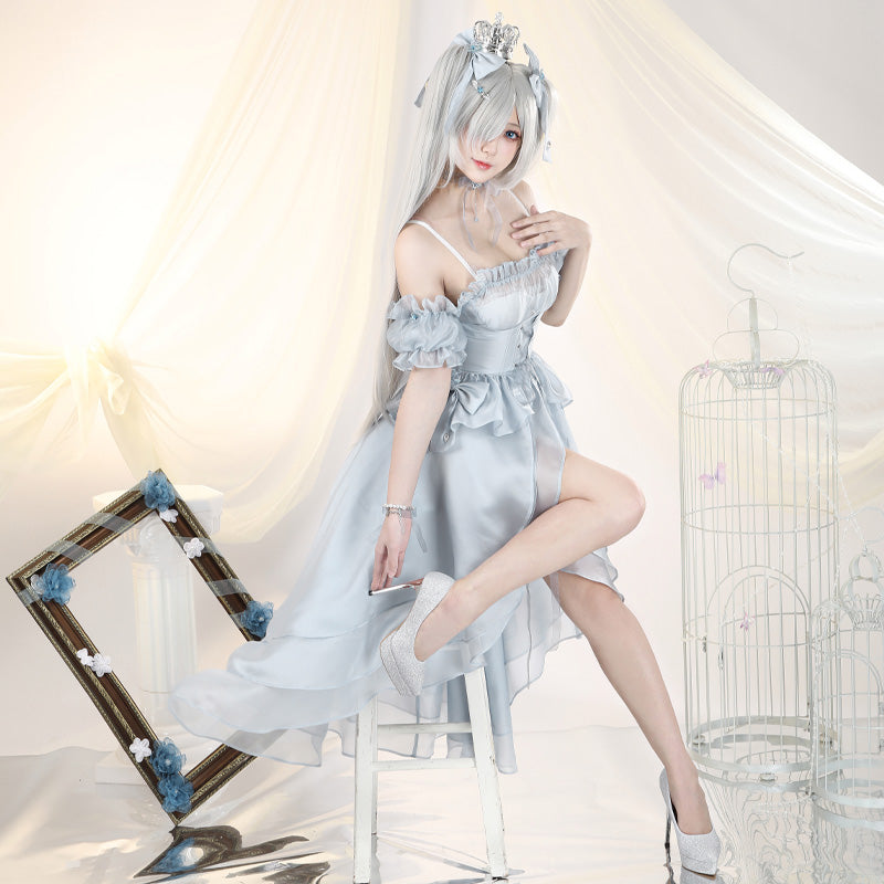 Goddess of Victory: NIKKE Cinderella Glass Princess Cosplay Costume