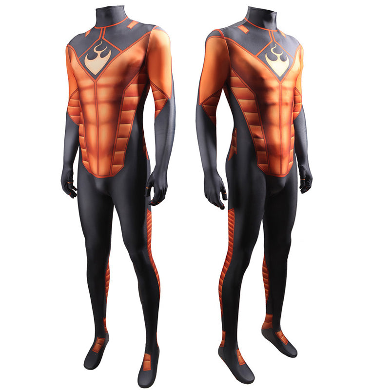 Human Torch Jumpsuit Cosplay Costumes