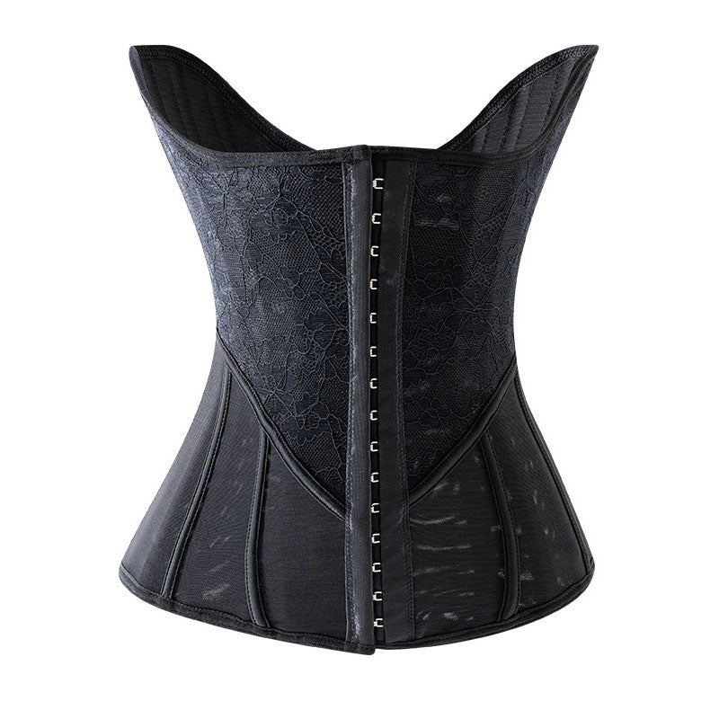 Women's Underbust Latex Sport Girdle Waist Trainer Corsets Hourglass Body Shaper