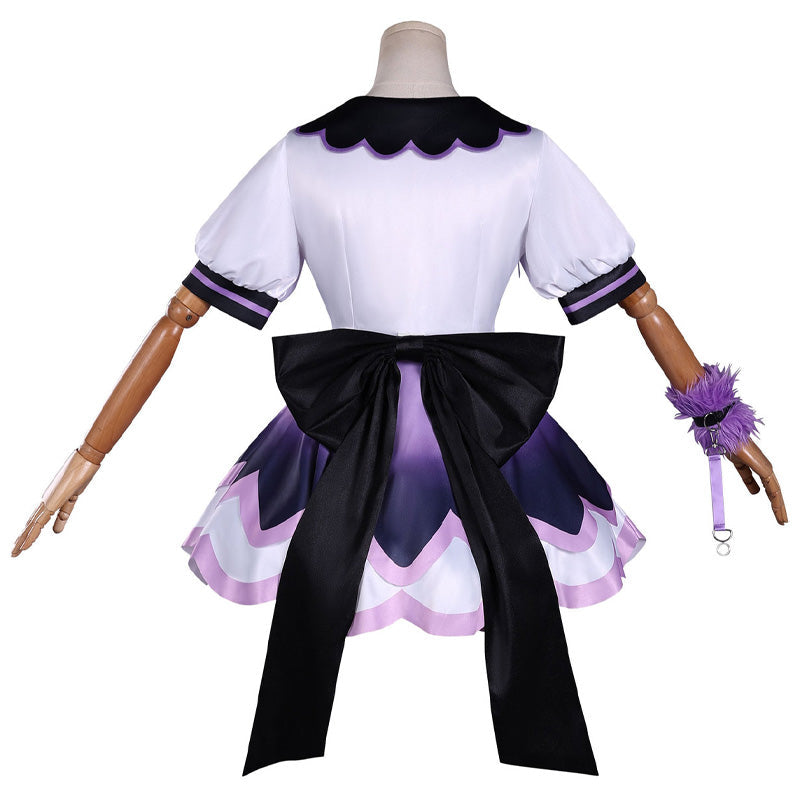 Needy Streamer Overload Deadly Poison Denpa Girl Purple Lollipop Cosplay Costumes