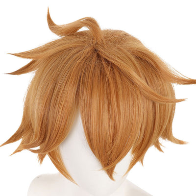 Game Genshin Impact Tartaglia Brown Cosplay Wigs