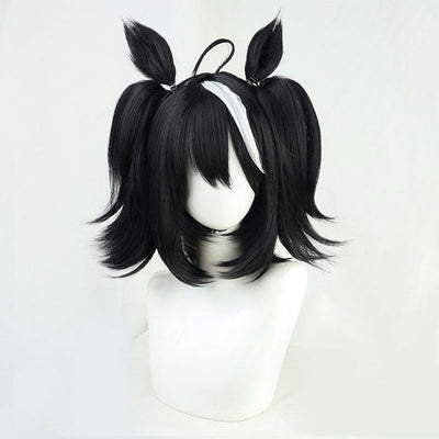 Uma Musume Pretty Derby Kitasan Black Cosplay Wig With Ear Props