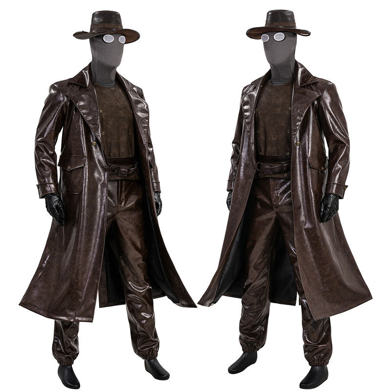 Spider-Man Noir Spiderman Peter Parker Cosplay Costume