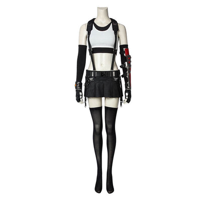 Game Final Fantasy VII Remake FF7 Tifa Lockhart Outfits Cosplay Costume