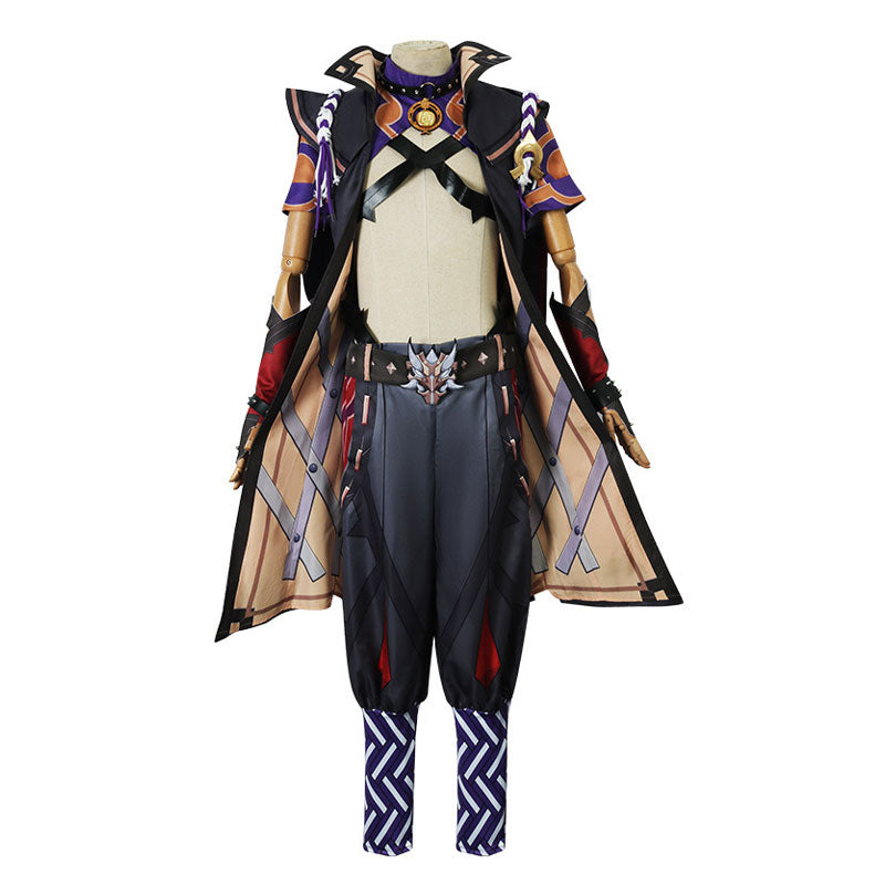 Game Genshin Impact Arataki Itto Fullsuit Cosplay Costume