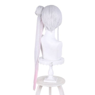 Cosmic Princess Kaguya! Runami Yachiyo Silver Pink Cosplay Wigs