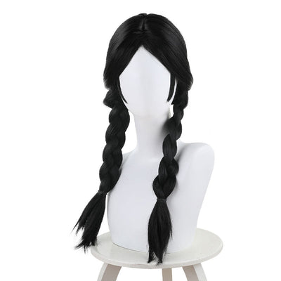 Identity V Toy Merchant Anne Lester Black Cosplay Wigs
