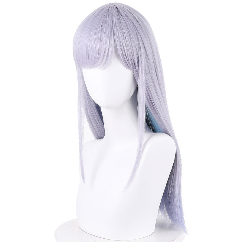Anime Aharen-san wa Hakarenai Aharen Reina Gray Purple Cosplay Wigs