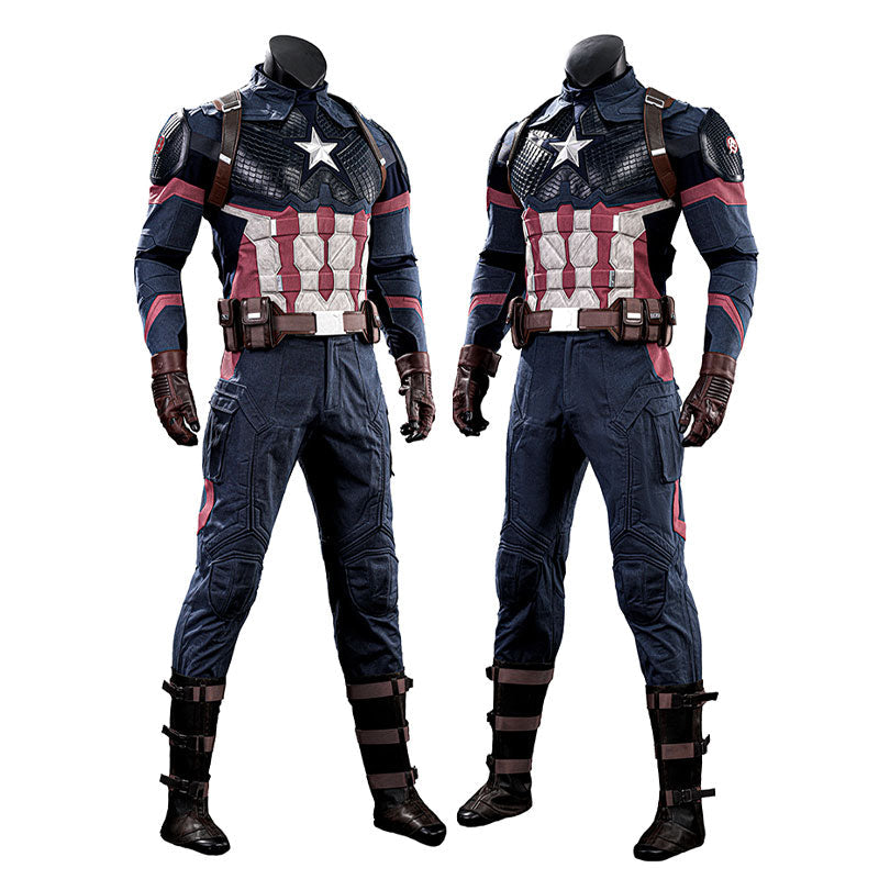 Avengers: Endgame Captain America Cosplay Costume