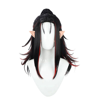 Hololive English Virtual YouTuber NIJISANJI XSOLEIL Vox Akuma Cosplay Wig With Ear Props