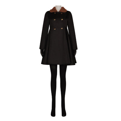 M3GAN AI Doll Megan Black Coat Cosplay Costumes