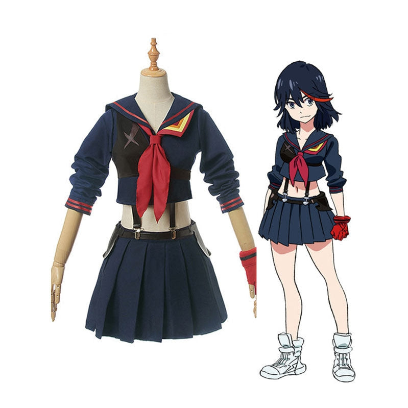Anime KILL la KILL Matoi Ryuuko Uniform Cosplay Costumes
