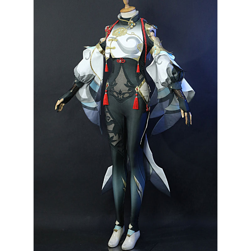 Game Genshin Impact Shenhe Fullset Cosplay Costumes