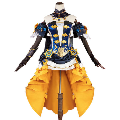 Game Genshin Impact Navia Fullset Cosplay Costume