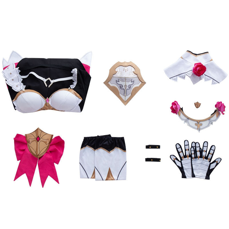 Game Genshin Impact Noelle Fullsuit Cosplay Costumes