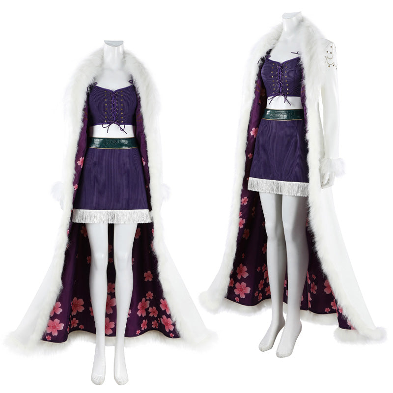 One Piece Live Action Season 2 Nico Robin White Cosplay Costumes