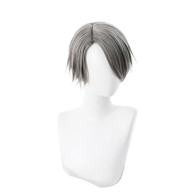 Game Identity V Aesop Carl Dark Gray Cosplay Wigs